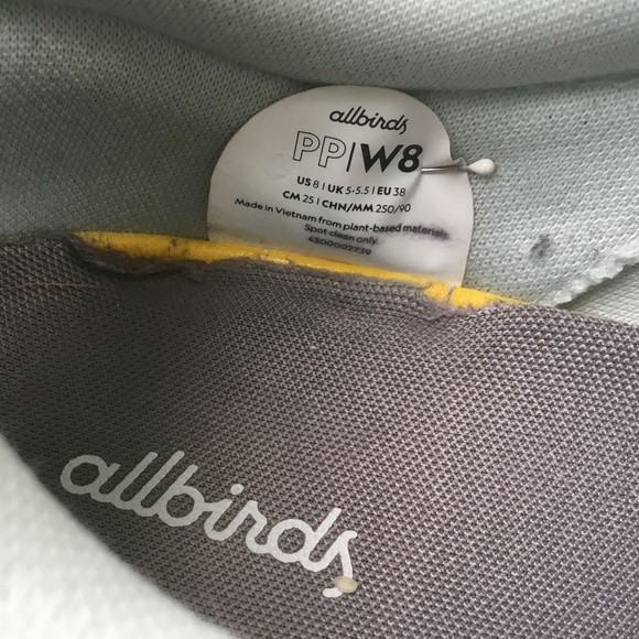 Woman’s Allbirds Plant Pacers - Size 8 - Picture 7 of 10